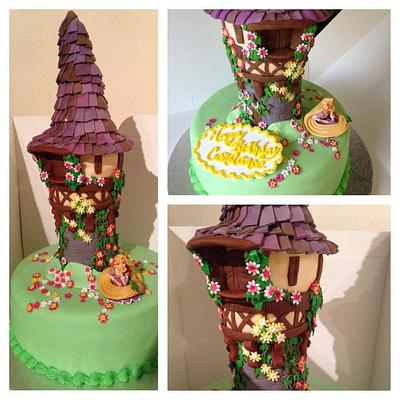 Rapunzel Tower Cake - Cake by Milika Laveist