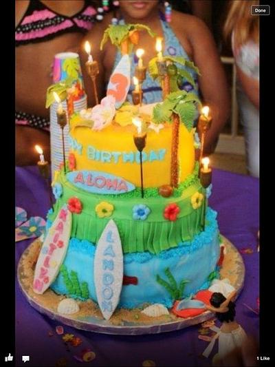 Aloha - Cake by Eneida Diaz