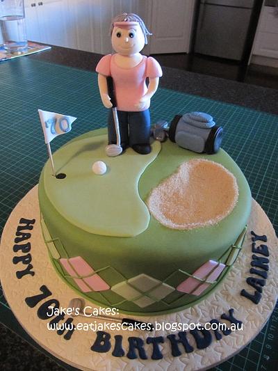 Golf cake - Cake by Jake's Cakes