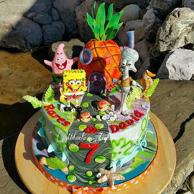 sponge bob cake - Cake by ZegheruMihaela