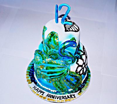 Anniversary cake  - Cake by Tasnuta Cake Artistry ( TASNUTA ALAM)