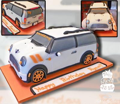 Mini Cooper Replica - Cake by FaithfullyCakes