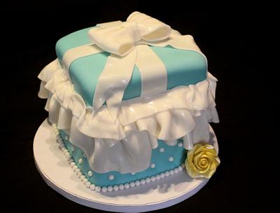 Tiffany Box Cake - Cake by Jewell Coleman