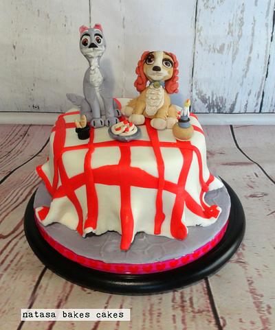 Lady and the Tramp - Cake by natasa bakes cakes