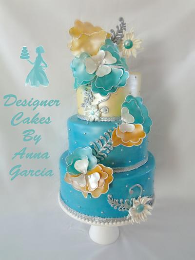 Vihaan Elegant Indian Collaboration - Cake by Designer Cakes by Anna Garcia