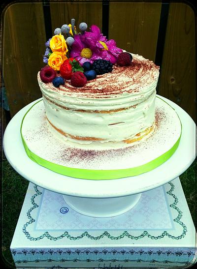 Tiramisu naked cake  - Cake by Danijela Lilchickcupcakes