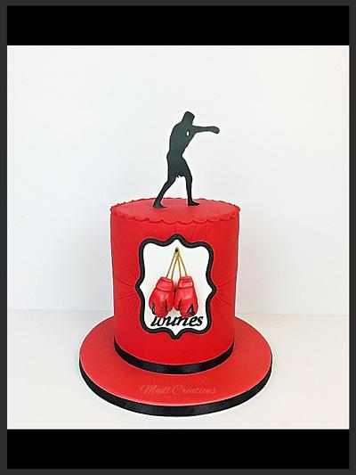 Boxing cake - Cake by Cindy Sauvage 