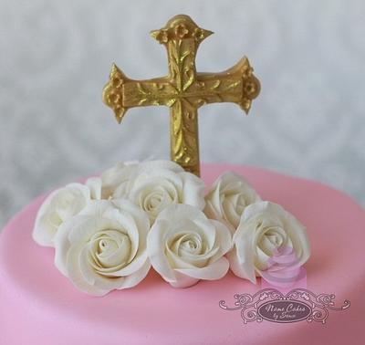 Christening Cake - Cake by Sonia Huebert