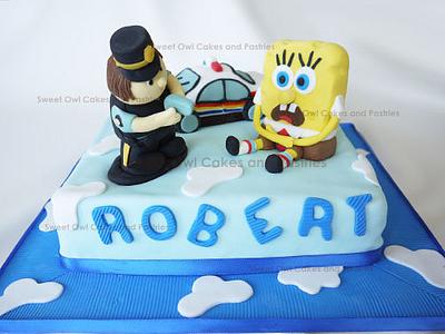 Spongebob Cake - Cake by Sweet Owl Cake and Pastry