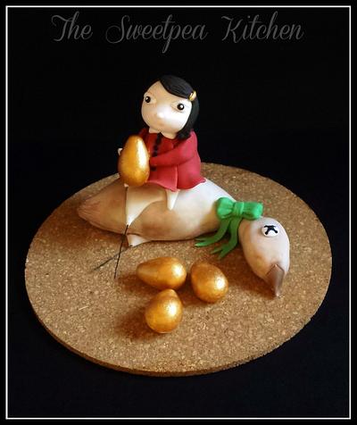 Veruca got her goose ~ 50yrs of Charlie & The Chocolate Factory  - Cake by The Sweetpea Kitchen 