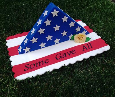 In Their Honor - A Memorial Day Collaboration - Some Gave All - Cake by Mixed with Love Cake & Cookie Co.