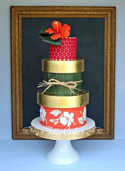 Caribbean Wedding Cake - Cake by JellyCake - Trudy Mitchell