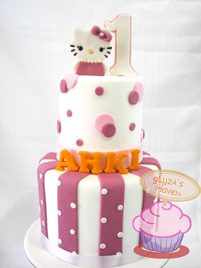2 Tier Hello Kitty Cake - Cake by Glyza Reyes