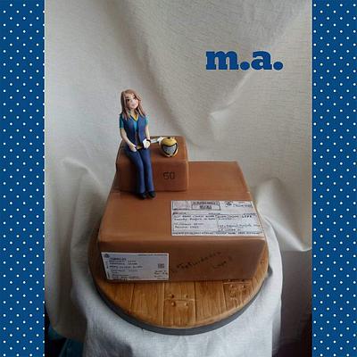 postwoman cake - Cake by Isabel