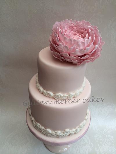 Intimate wedding cake  - Cake by Gillian mercer cakes 