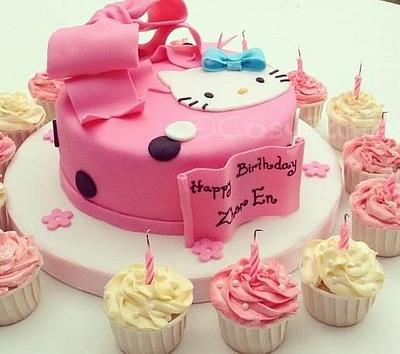 Hello Kitty! - Cake by cosybakes