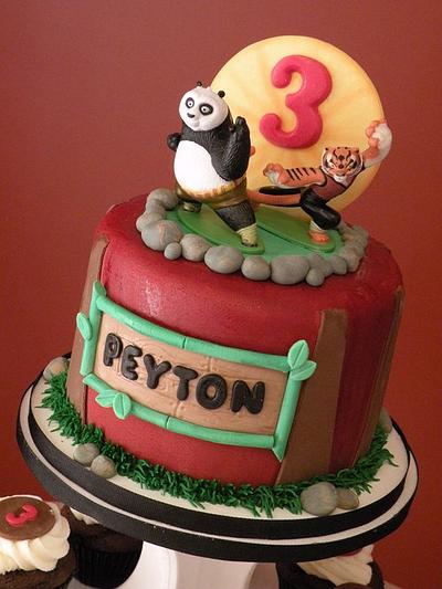 Kung Fu Panda - Cake by Dani Johnson