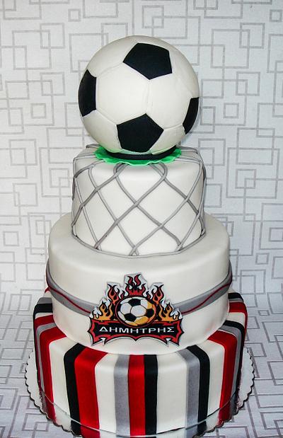 Soccer cake - Cake by Sweetpopie cakes