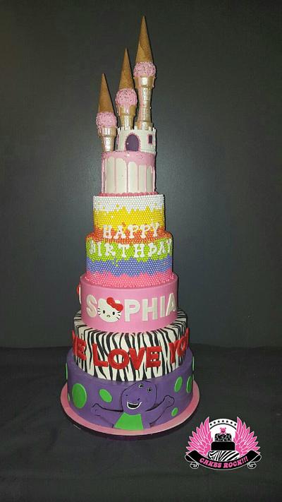 Sophia's 7 Tier Birthday Cake - Cake by Cakes ROCK!!!  
