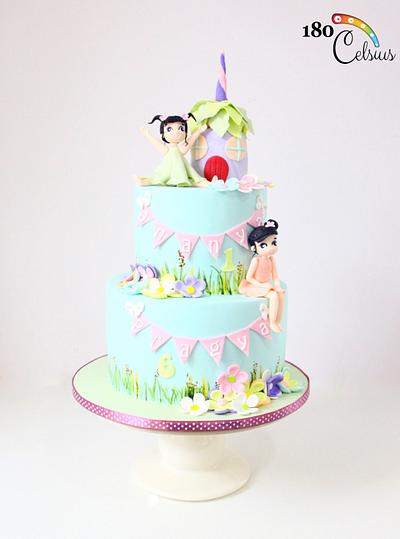 Fairies Birthday - Cake by Joonie Tan