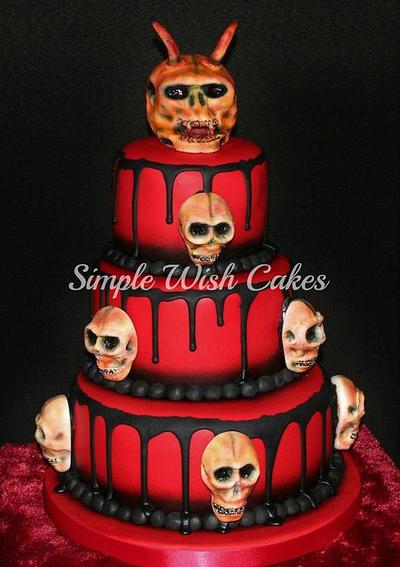 Red Devil Birthday Cake - Cake by Stef and Carla (Simple Wish Cakes)
