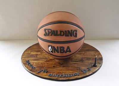 Basket ball cake - Cake by Cakes for mates