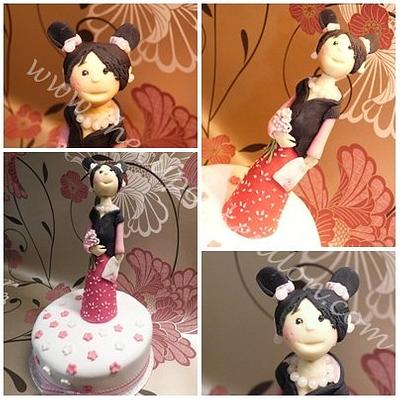 Little Lady - Cake by thecupcakesalon