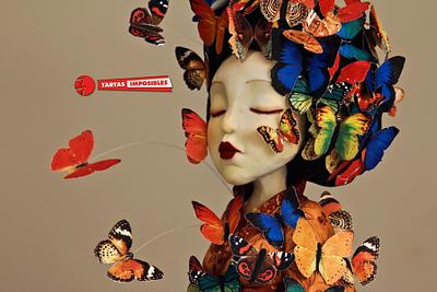 Madame Butterfly (Primavera con arte collab) - Cake by Tartas Imposibles