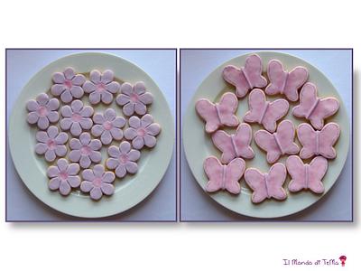 Violet cookies - Cake by Il Mondo di TeMa