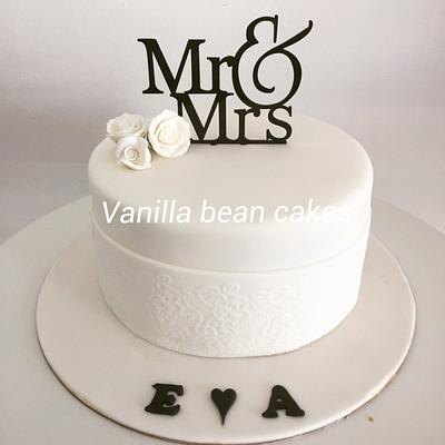 Aniversary cake - Cake by Vanilla bean cakes Cyprus