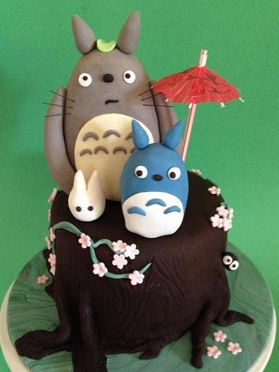 Totoro cake - Cake by Kathy Cope