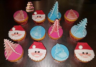 Christmas cupcakes - Cake by Pluympjescake