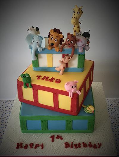 1st birthday cake!  - Cake by Ele Lancaster