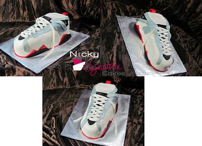 Jordan Shoe Cake - Cake by NickySignatureCakes