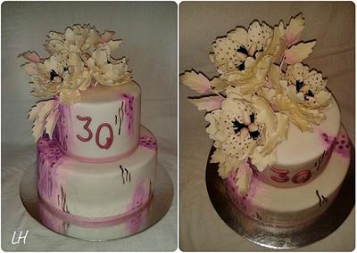  Fine painted cake - Cake by LH decor
