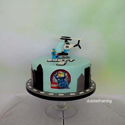 Helicopter (Lego city undercover) - Cake by Elfriede