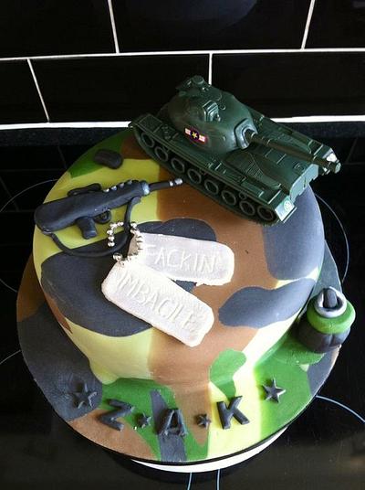 Army  - Cake by Carrie
