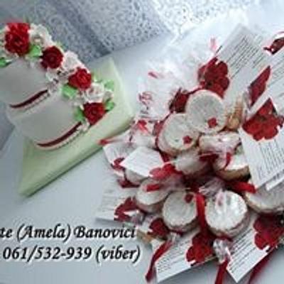 wedding cake and cookies - Cake by Torte Amela