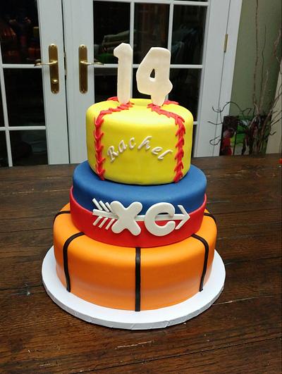 Sports birthday cake - Cake by m1bame