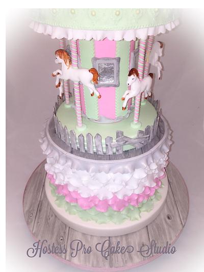Carousel Cake - Cake by Vanessa Hostess Pro Cake Studio