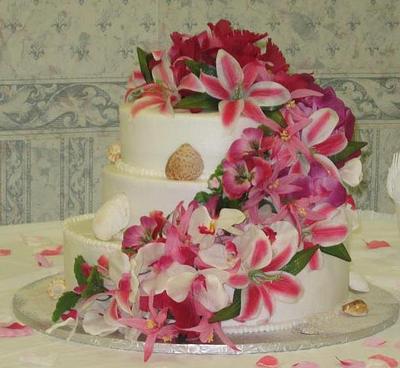 Wedding Cake - Cake by Denise Powers