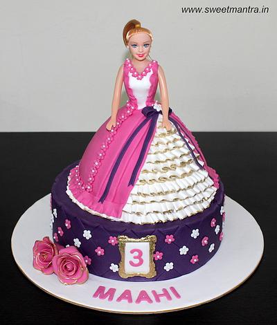 Barbie tier cake - Cake by Sweet Mantra Homemade Customized Cakes Pune