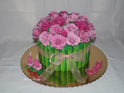 sweet roses - Cake by Bolos da Aninhas
