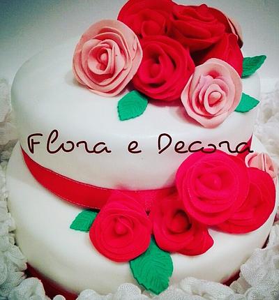 roses - Cake by Flora e Decora