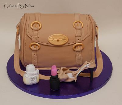 Shoulder Bag - Cake by Cakes by Nina Camberley