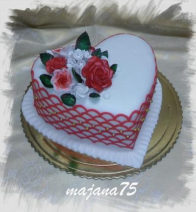 cake heart - Cake by Marianna Jozefikova