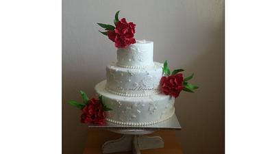 Peony cake - Cake by Katya