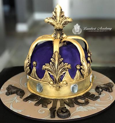 A Crown for the Prince - Cake by Lesi Lambert - Lambert Academy of Sugar Craft