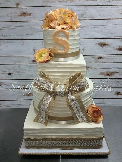 Rustic Birthday Cake - Cake by Michelle - Southern Charm Cakes
