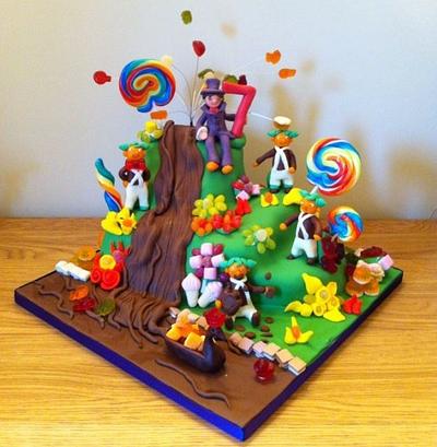 Willy Wonka Birthday Cake - Cake by Rosy